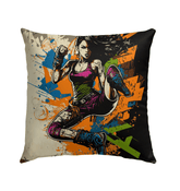 One Punch At A Time Outdoor Pillow - Beyond T-shirts